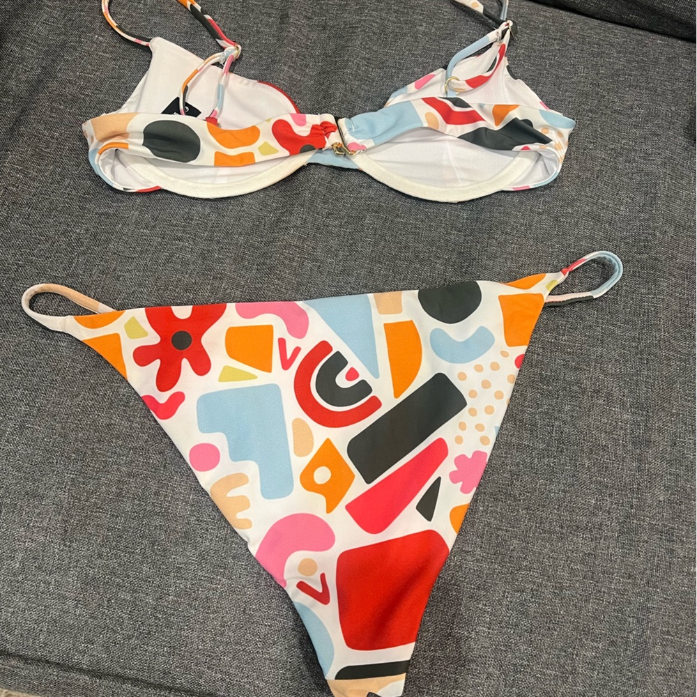 Beach Riot Multicolor Abstract Bikini - Picture 2 of 3